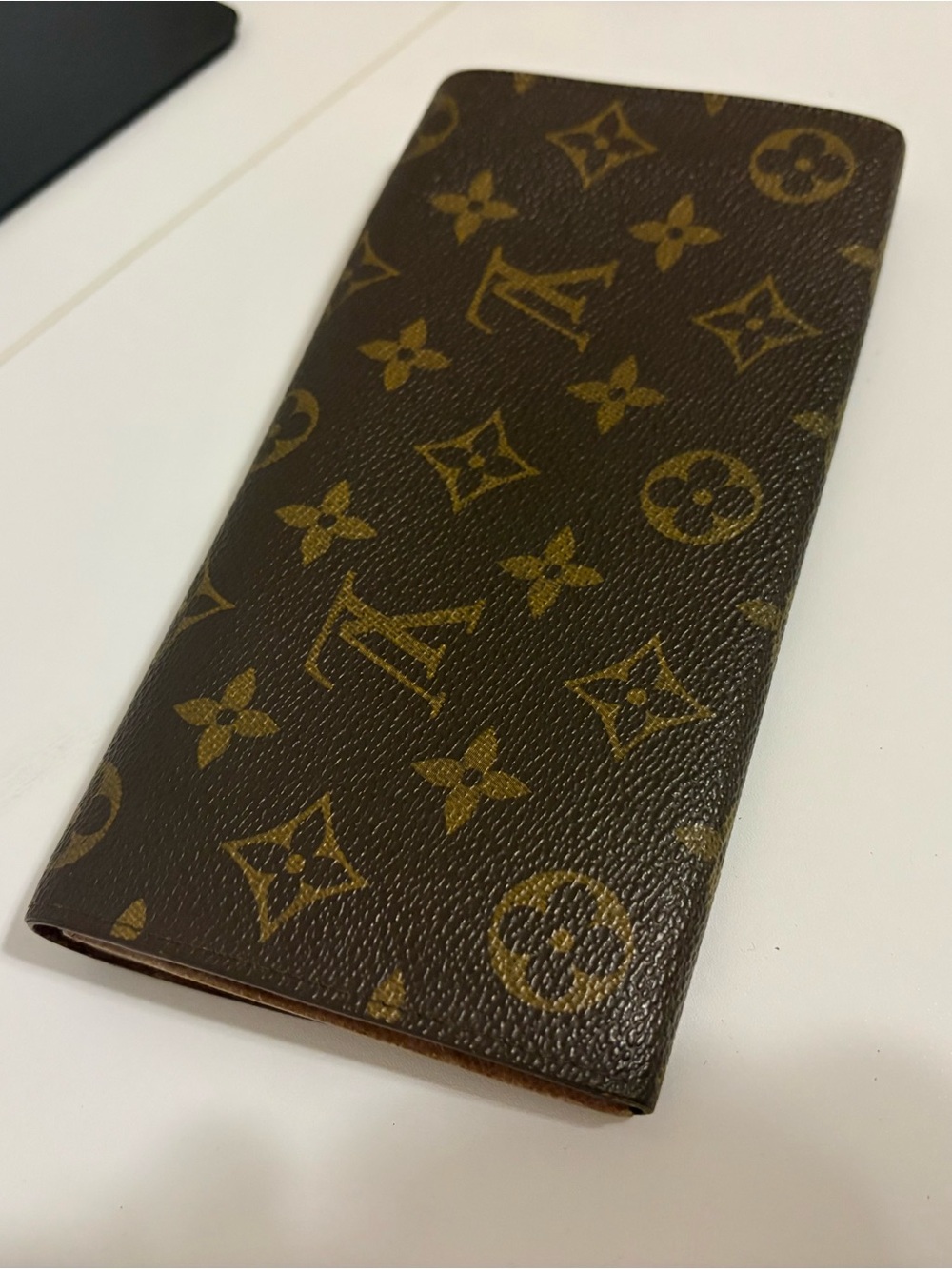 Louis Vuitton Brown Monogram Vintage Sara Chain Wallet Crossbody with Gold Charm - Picture 6 of 10